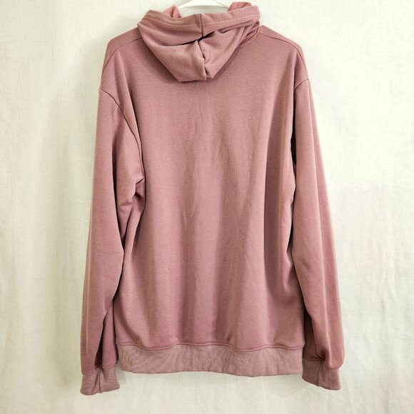 NEW Pink T-REX Dinosaur Silky Plush Pullover Hoodie Girls LARGE / Women SM - Picture 9 of 12